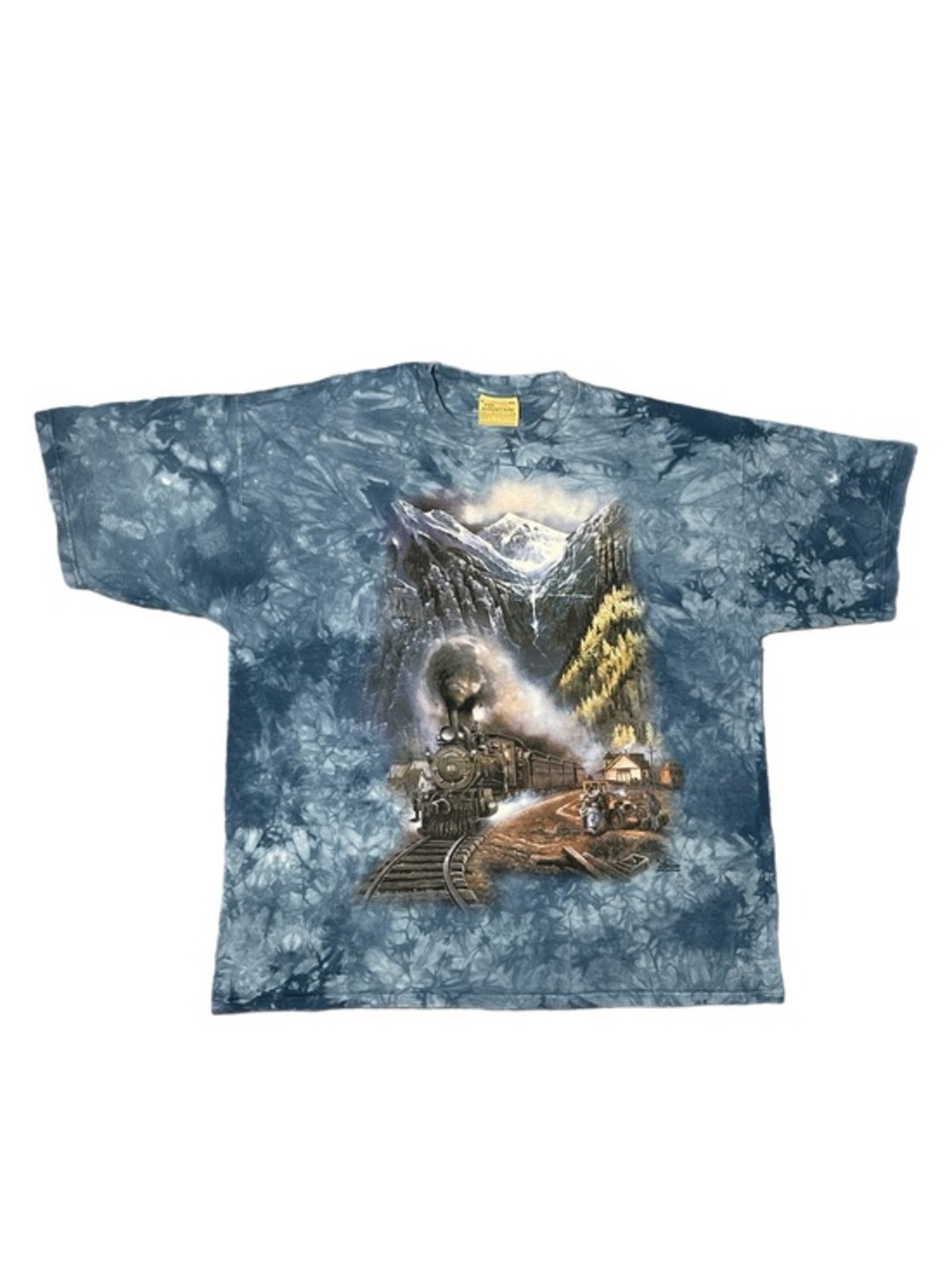 Vintage 2003 The Mountain Art by Ted Blaylock Tie-Dye Tee